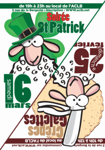 Soirée Saint-Patrick avec l'ACLB