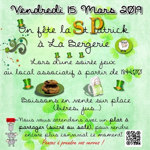 Saint-Patrick avec l'ACLB quartier la Bergerie