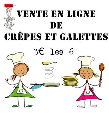 Crepes, galettes fraîches avec l'ACLB