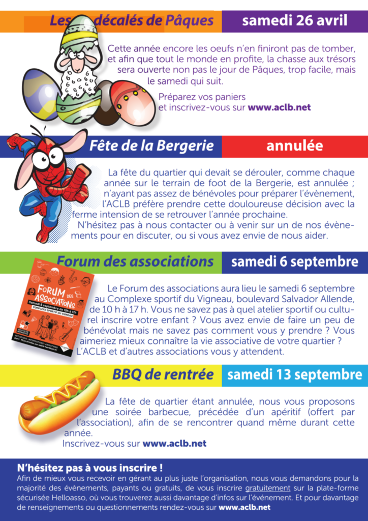 Planning 1er semestre 2025