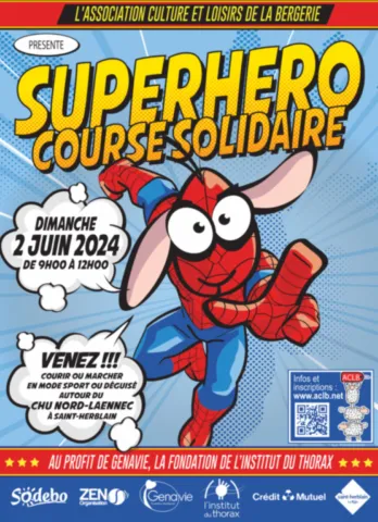 Juin 2024 SUPERHERO course-marche solidaire !